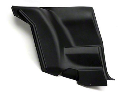 Camaro Rear Side Panel, Left, Black, 1972-1981