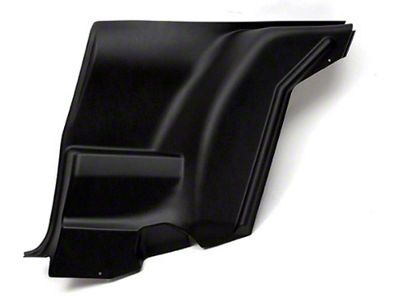 Camaro Rear Side Panel, Right, Black, 1972-1981