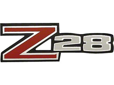 Camaro Rear Spoiler Decal, Z28, 1970-1973 (Z28 Coupe)