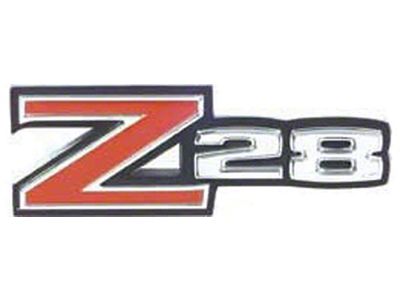 Camaro Rear Spoiler Emblem, Z28, 1970-1973 (Z28 Coupe)