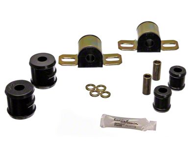 Rear Sway Bar Bushings; 1 Bolt; 0.75-Inch; Black (67-81 Camaro)