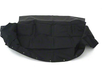 Camaro Rear Well Liner, Convertible, Black, 1967-1969