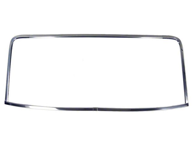 Rear Glass Molding Kit; Polished Stainless (67-69 Camaro Coupe)