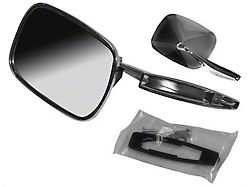 Rectangular Door Mirror; Passenger Side (68-69 Camaro)