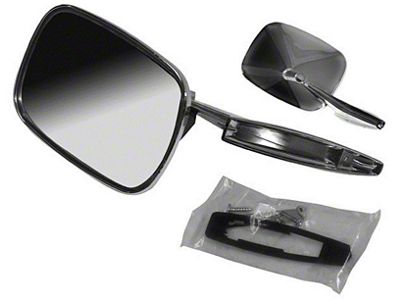 Rectangular Door Mirror; Passenger Side (68-69 Camaro)