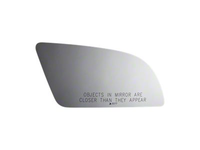 Redi-Cuts Drop Fit Side View Mirror Glass; 7-5/16-Inch x 3-Inch; Passenger Side (82-92 Camaro)
