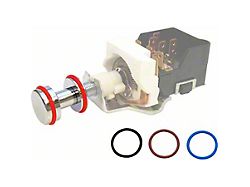 Retro Series Headlight Bezel with 4 Colored Rings (Universal; Some Adaptation May Be Required)