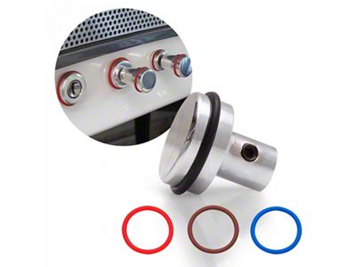 Retro Series Machined Knob with 4 Colored Rings (Universal; Some Adaptation May Be Required)
