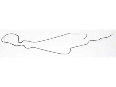Camaro Return Line, Gas Tank To Fuel Pump, Steel, 1/4, AllV8, 1969