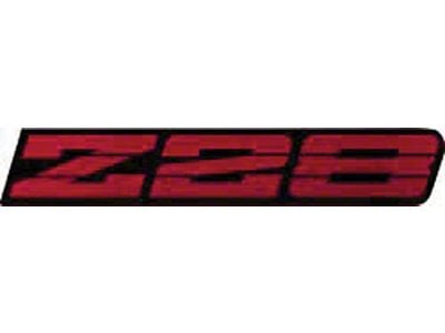 Emblem,Rocker Panel,Red,Z28,91-92