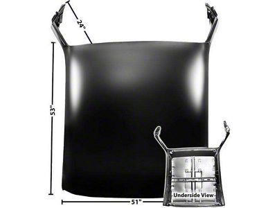 Camaro Roof Panel Assembly, With Windshield Pillars, 1970-1973