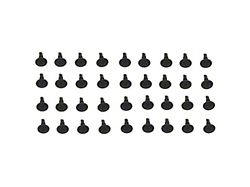 Roof Rail Weatherstrip Channel Screw Kit; 36-Pieces (70-81 Camaro)