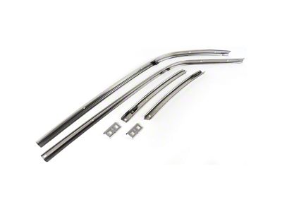 Roof Rail Weatherstrip Channel Set (68-69 Camaro)