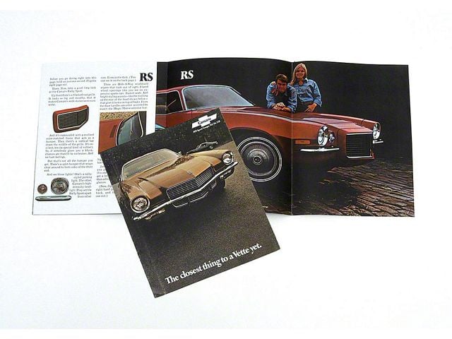 1971 Camaro Color Sales Brochure