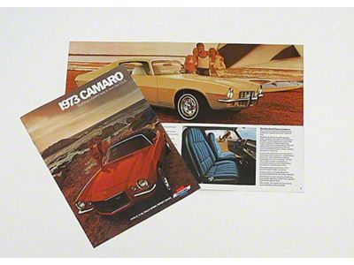 1973 Camaro Color Sales Brochure