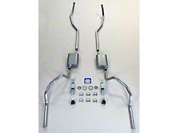 Camaro SCR Performance Dual Exhaust System, For Small Block With Manifolds, 2, 1967-1969