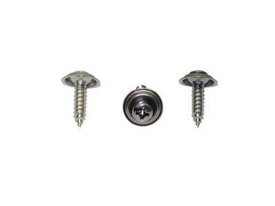 Seat Back Partition Trim Screw Set,Fold Down,Rear,67-69