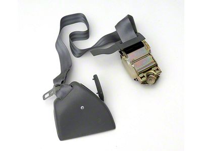 Camaro Seat Belt, Right, Front, Gray, 1984-1989