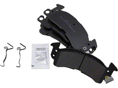 Semi-Metallic Brake Pads; Front Pair (69-81 Camaro w/ Front Disc Brakes)