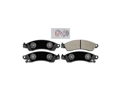 Semi-Metallic Brake Pads; Front Pair (88-92 Camaro w/ 1LE Performance Package))