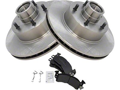 Semi-Metallic Brake Rotor and Pad Kit; Front (70-78 Camaro)