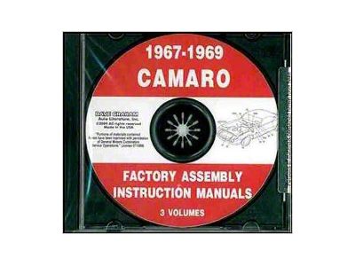 Chevy Car Shop Manuals; 3 Volumes (CD-ROM)