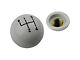 Camaro Shifter Knob, 4-Speed Transmission, White, For Cars With Hurst Shifters, 1967-1981