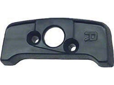 Camaro Shoulder Belt Guide Escutcheon, RH, Medium Blue, 1974-1992