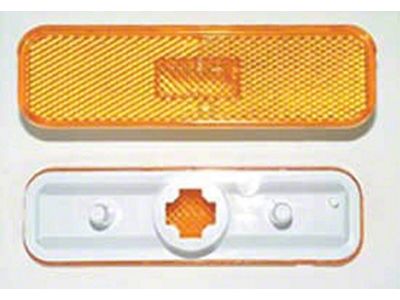 Side Marker Light Assemblies,Frt,Dark Amber,74-77