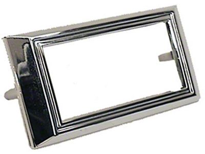 Camaro Side Marker Light Bezel, Chrome, 1968