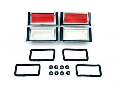 Side Marker Light Kit,w/Gaskets & Mounting Nuts,1968