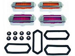 Side Marker Light Kit, With Gaskets & Mounting Nuts (1969 Camaro)