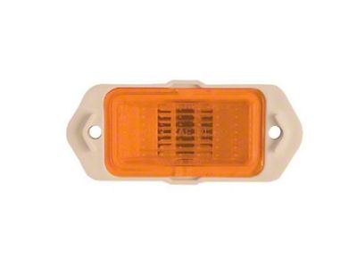 Side Marker Light Lens Assembly,Fender,Amber,1969