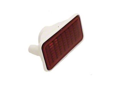 Camaro Side Marker Light Lens Assembly, Quarter Panel, Red,1968