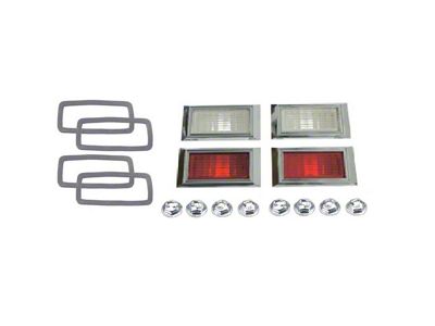 Sidemarker Lens Kit; 20-Pieces (1968 Camaro)
