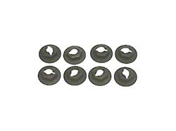 Sidemarker Lens Nut Set; 8-Pieces (1968 Camaro)