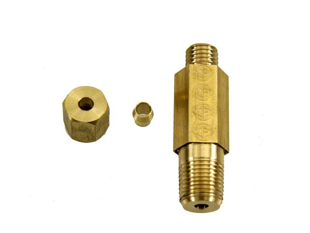 Camaro, Small Block Oil Line Fitting Assembly, 3/4 Tall, 1967-1969