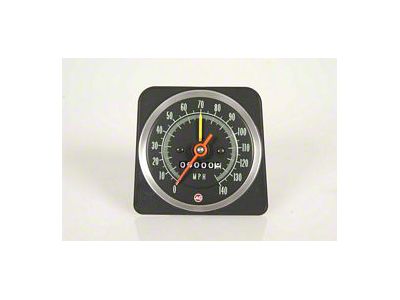 Camaro Speedometer, 140 MPH, With Speed Warning Indicator, 1969