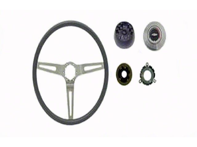 Sport 3 Spoke Steer Wheel Kt,Comfort Grip,w/o Tilt,1969