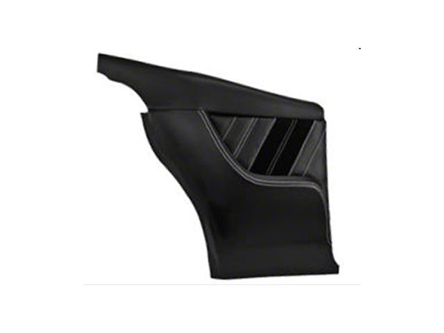 Camaro, Sport-II, Coupe, Molded Rear Quarter Panels-Black 1 Pair 1969