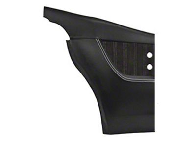 TMI Camaro, Sport-R, Molded Rear Quarter Panels-Blk/Blk/Blk Pair 1968