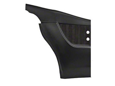 Camaro, Sport-R, Molded Rear Quarter Panels-Blk/Blk/Blk Pair 1968