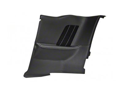 TMI Camaro, Sport-R, Molded Rear Quarter Panels-Blk/Blk/White Pair 1968