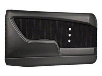 Camaro, Sport-XR, Molded, Door Panels, Blk/Blk/Blk/Blk Pair1968