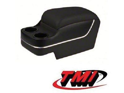 TMI Camaro SS Deluxe Floor Console, With Drink Holders, One Color With Chrome Trim, 1967-1969