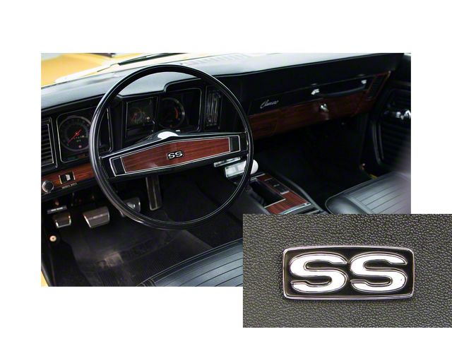 SS Steering Wheel Emblem,1969