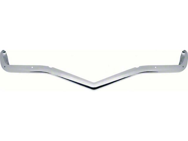 Standard Front Bumper; Chrome (70-73 Camaro, Excluding RS)