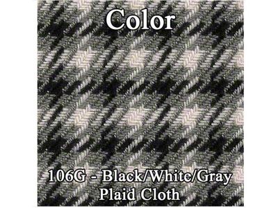 Standard Interior Cloth Rear Bench Seat Upholstery Kit (1974 Camaro Coupe)