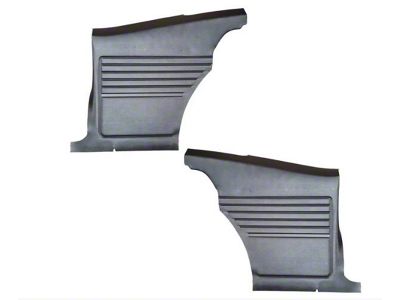 Standard Interior Rear Pre-Assembled Quarter Panels (1968 Camaro Coupe w/ Fixed Rear Seat)