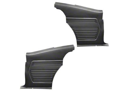 Standard Interior Rear Pre-Assembled Quarter Panels (1969 Camaro Coupe w/ Fixed Rear Seat)